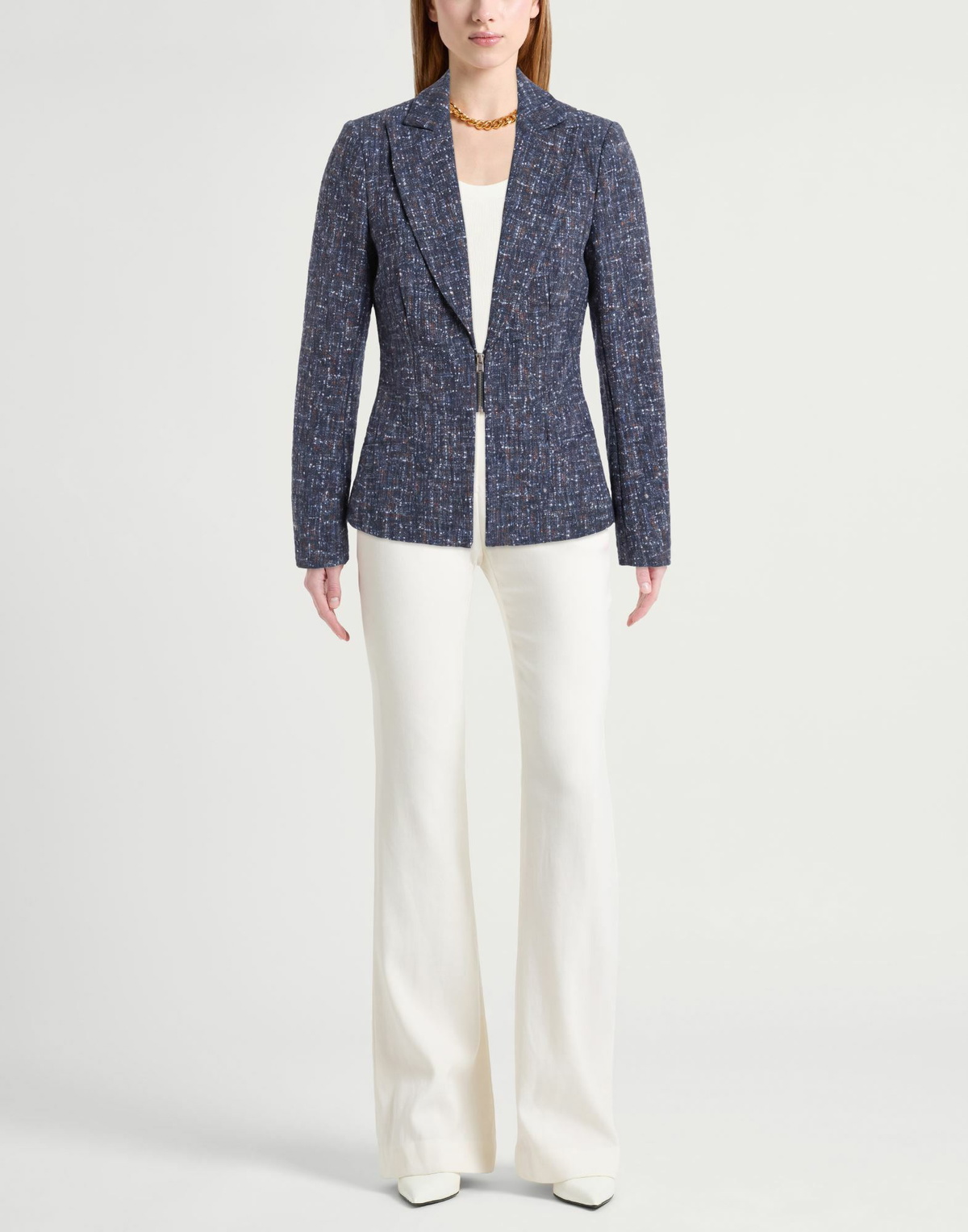 Chiara Boni La Petite Robe Womens Blazer in Navy
