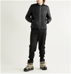 Rick Owens - Moncler Angle Logo-Appliquéd Quilted Shell Down Bomber Jacket - Black