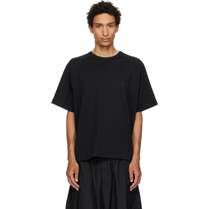 Photo: Y-3 Black Boxy S/S T-shirt