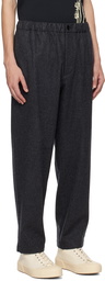 Jil Sander Gray Cropped Trousers