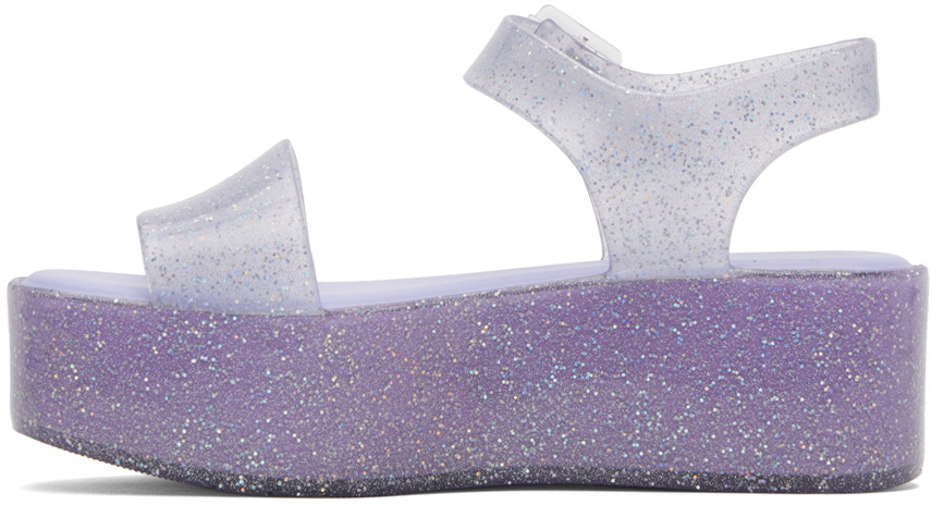 Melissa Blue Mar Platform Sandals