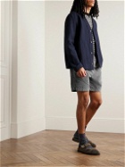 Save Khaki United - Easy Straight-Leg Cotton-Corduroy Drawstring Shorts - Gray