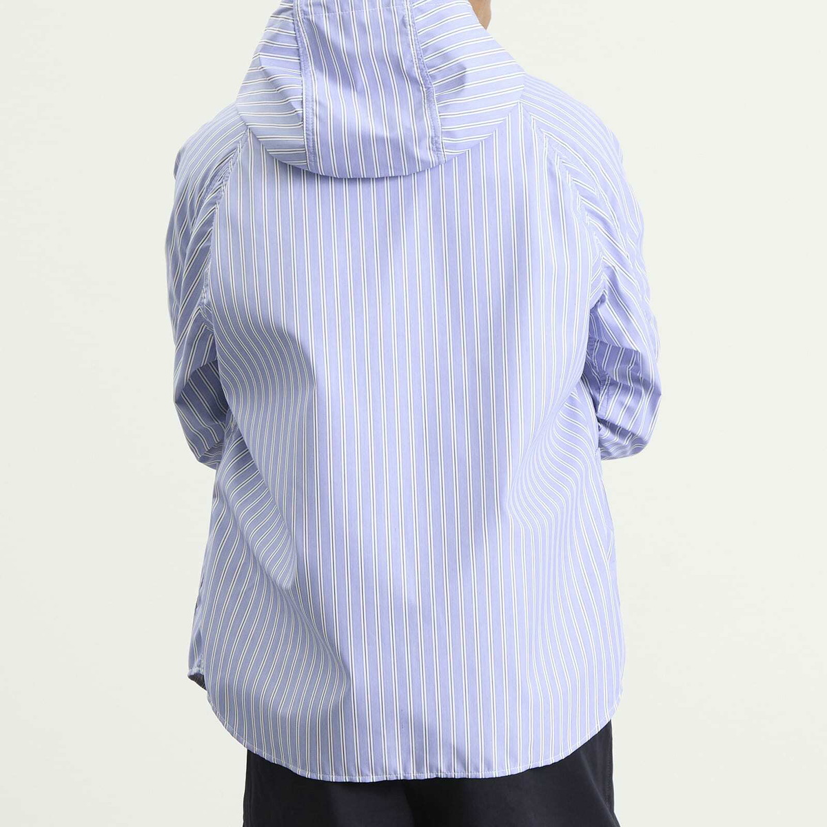 Comme des Garçons Homme Men's Triple Layers Coat in White/Navy/Black