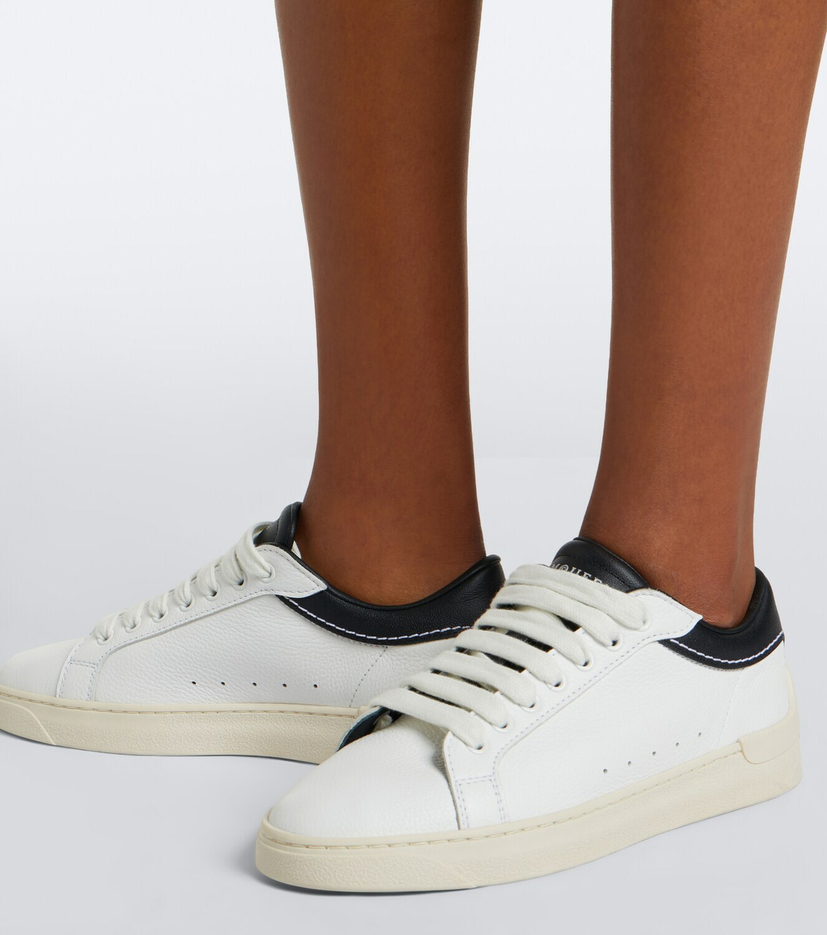 McQueen Axle leather sneakers