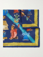 Rubinacci - Printed Silk-Twill Pocket Square