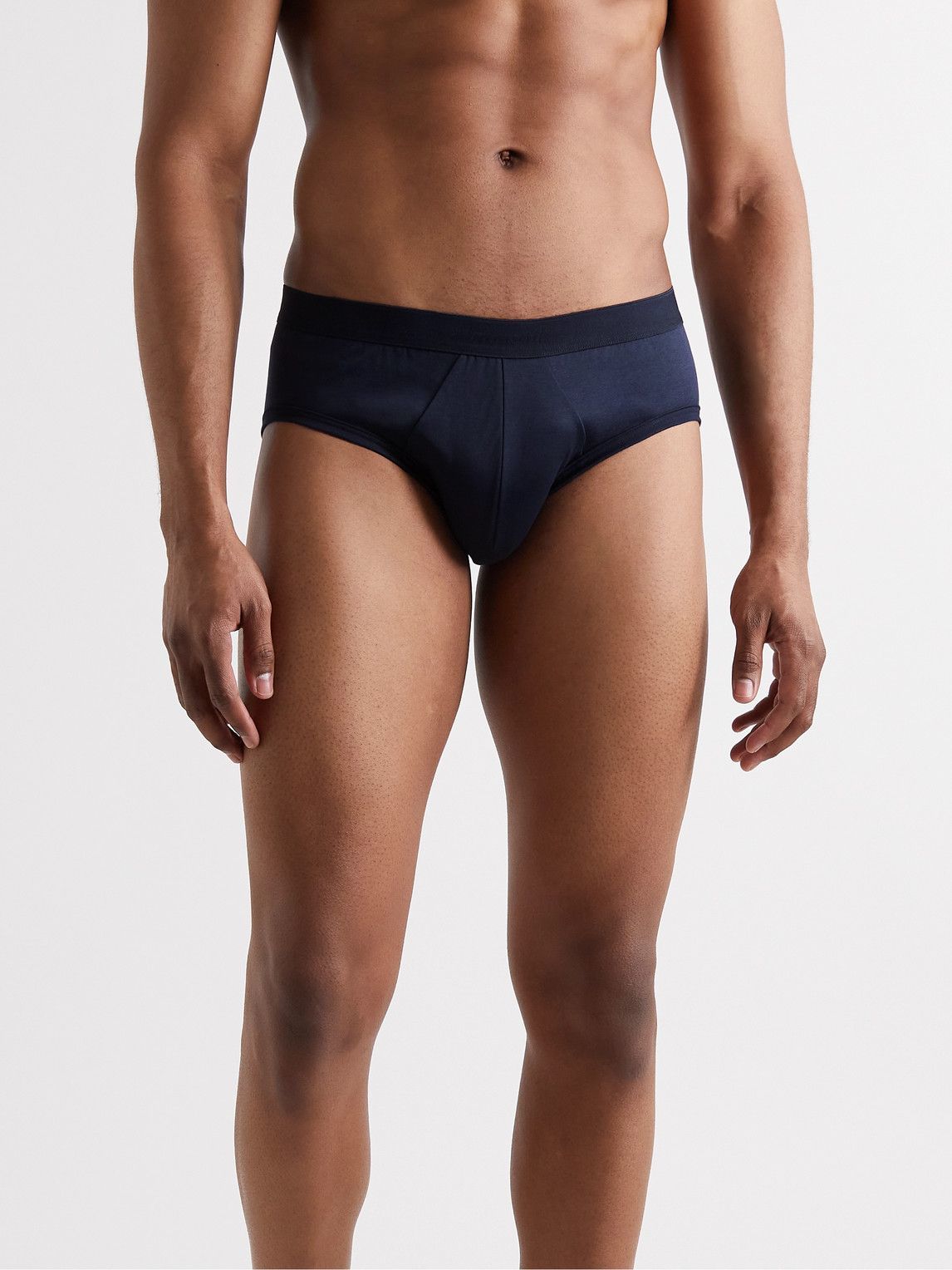 Zimmerli - Sea Island Cotton Briefs - Blue