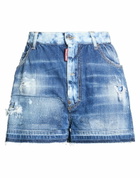 Dsquared2 Womens Denim shorts in Blue