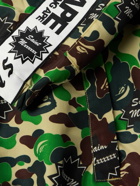 SAINT Mxxxxxx - BAPE® Camouflage-Print Twill Zip-Up Jacket - Green