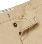 AMI - Slim-Fit Cotton-Twill Bermuda Shorts - Men - Beige