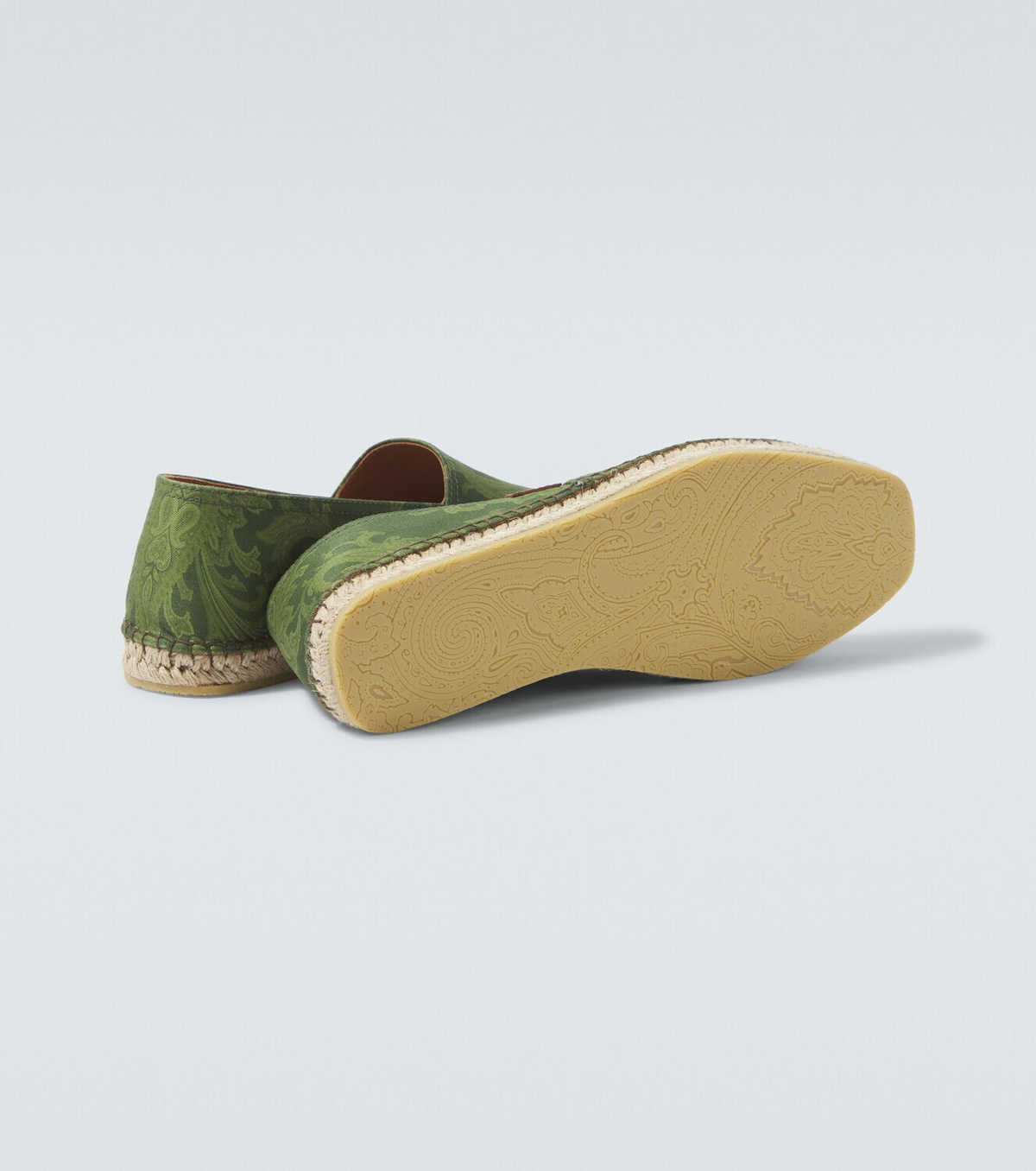 Etro Paisley gabardine espadrilles