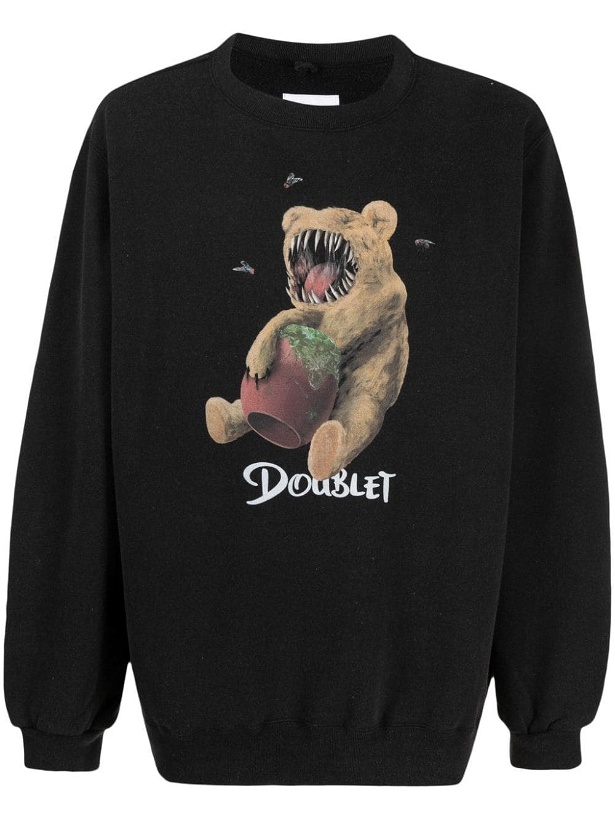 Photo: DOUBLET - Printed Cotton Sweatshirt