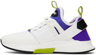 TOM FORD White & Purple Jago Sneakers