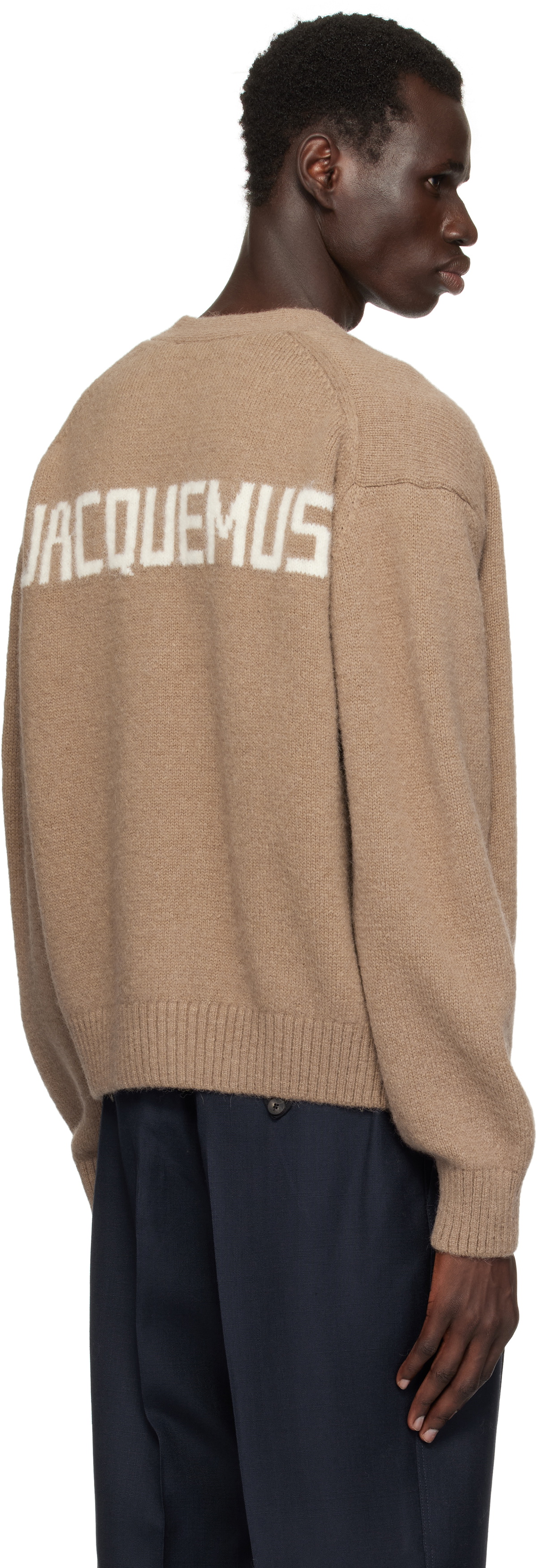 JACQUEMUS Brown 'The Jacquemus' Cardigan