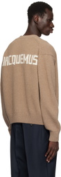 JACQUEMUS Brown 'The Jacquemus' Cardigan