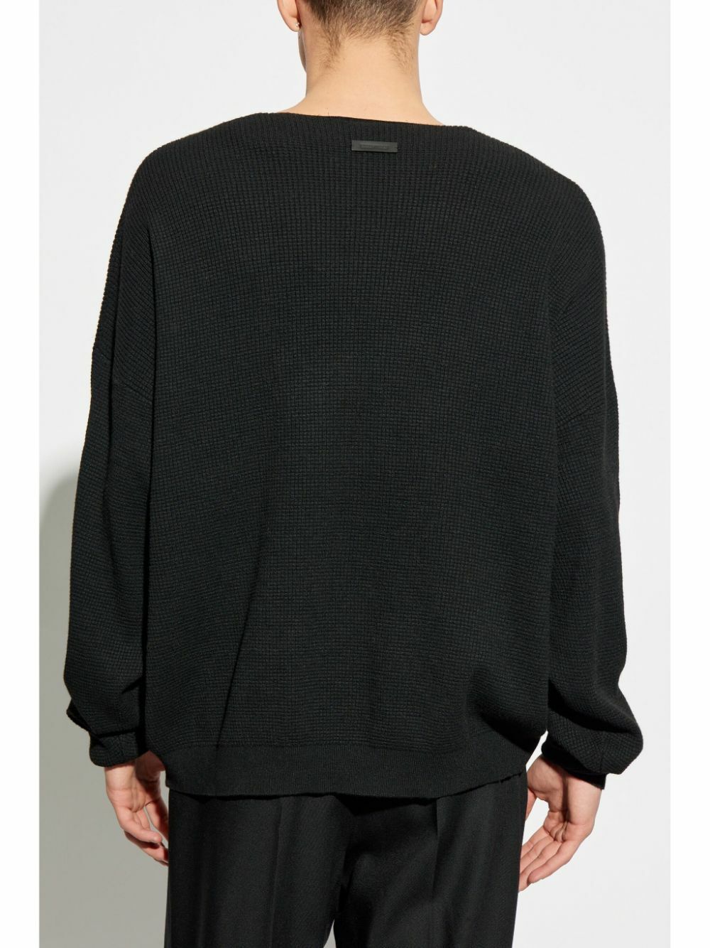 ESSENTIALS - Honeycomb Knitted Sweater