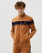 Sergio Tacchini DAMARINDO VELOUR TRACK JACKET Brown Men