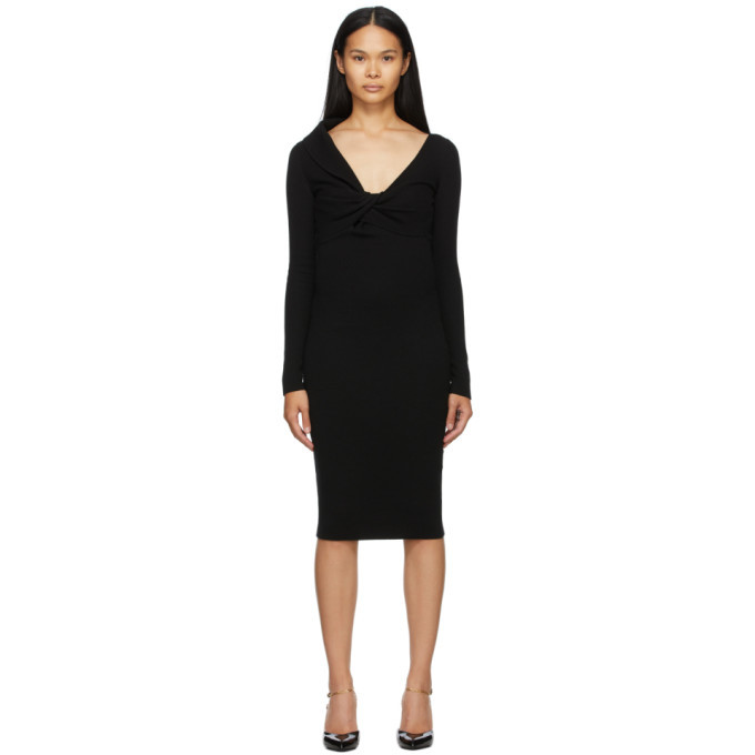 Alexander mcqueen discount v neck dress