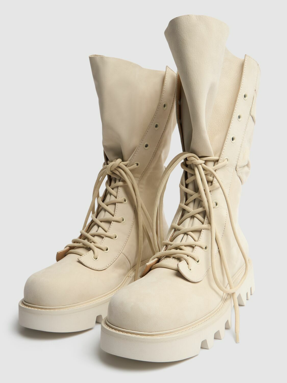 JW ANDERSON 30mm Suede Combat Boots JW Anderson