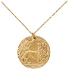 Alighieri Gold The Leone Medallion Necklace