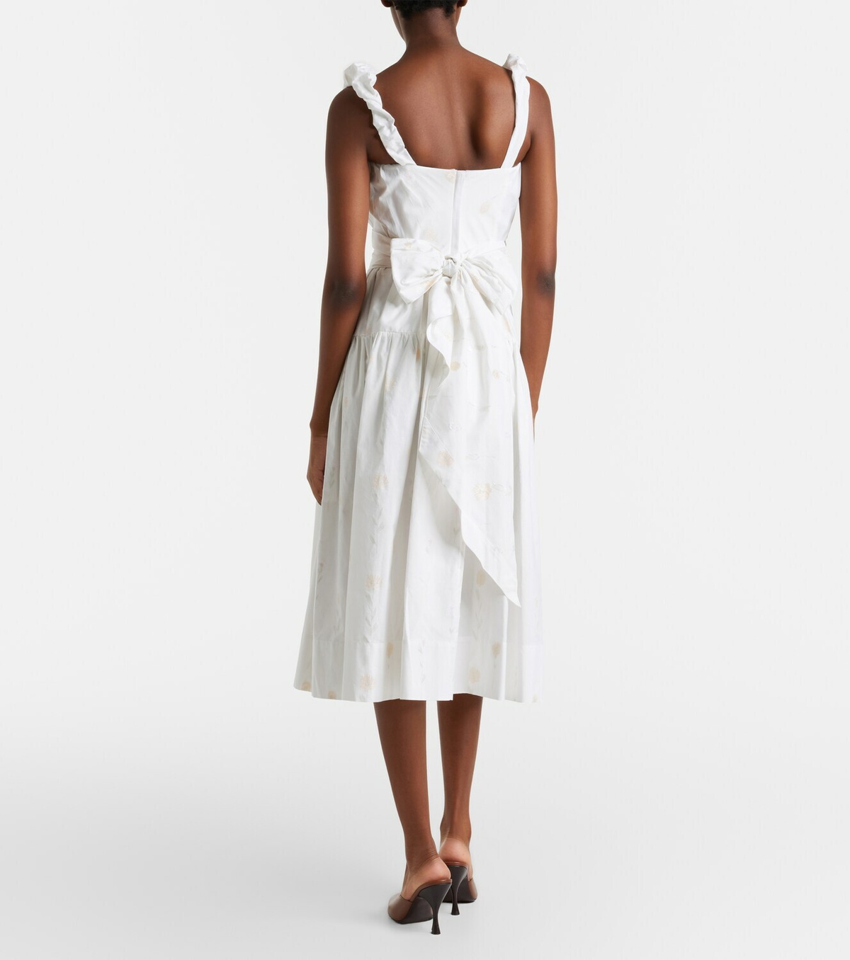 Vivienne Westwood Sunday floral cotton-blend corset dress