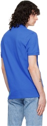 BOSS Blue Embroidered Polo