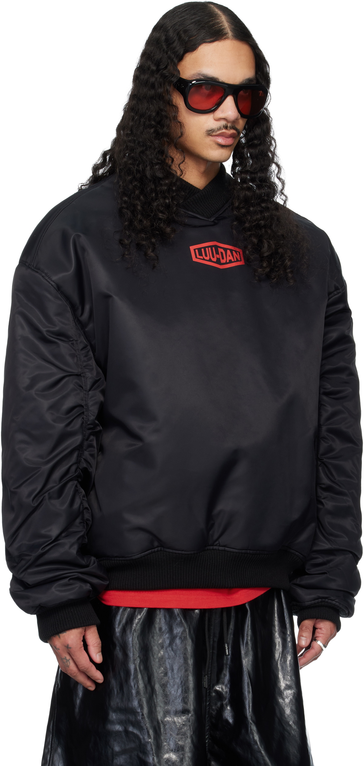 LU'U DAN Black Unibomber Sweatshirt