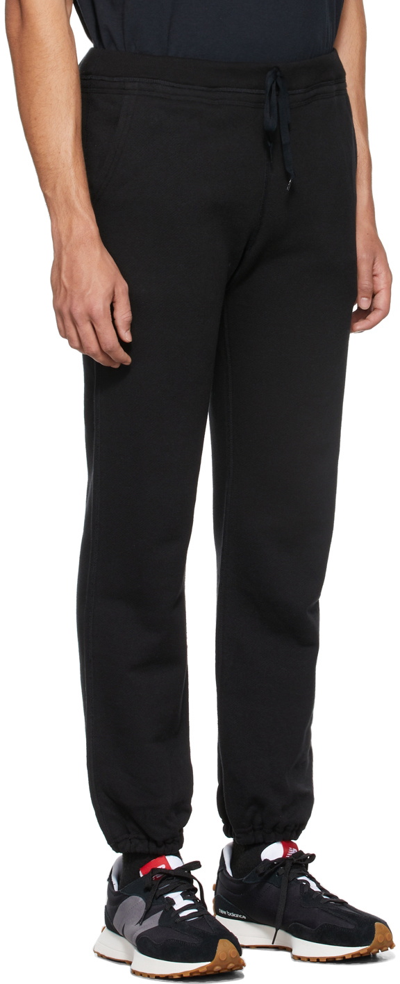 N.Hoolywood Black French Terry Lounge Pants N.Hoolywood