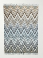 Missoni Home - Plume Fringed Striped Jacquard-Knit Wool-Blend Blanket