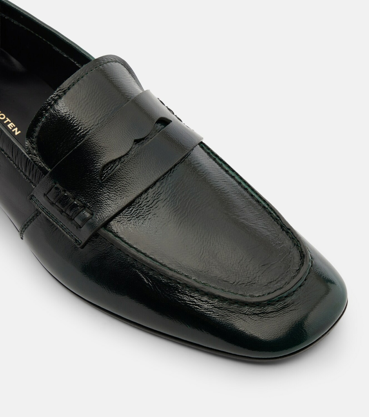 Dries Van Noten Patent leather penny loafers