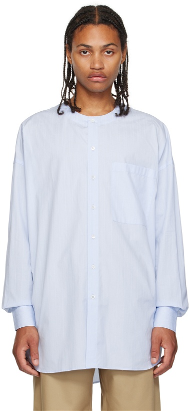Photo: T/SEHNE Blue Oversized Shirt