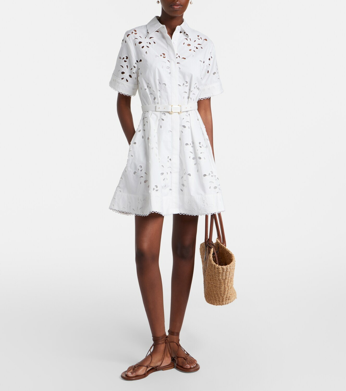 Rebecca Vallance Artesan broderie anglaise minidress