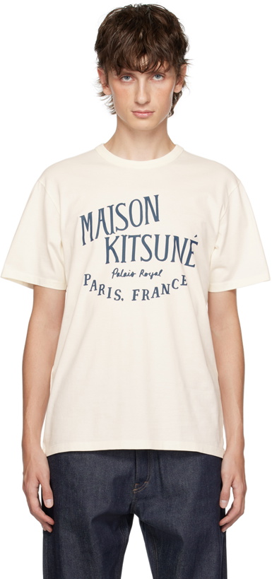 Photo: Maison Kitsuné Off-White 'Palais Royal' T-Shirt