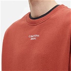Calvin Klein Men's Stacked Logo Crew Sweat in Terracotta