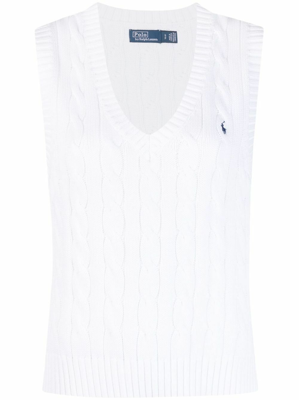 Polo Ralph Lauren Pinstriped linen and cotton vest Polo Polo Ralph Lauren Pinstriped linen and cotton vest Polo