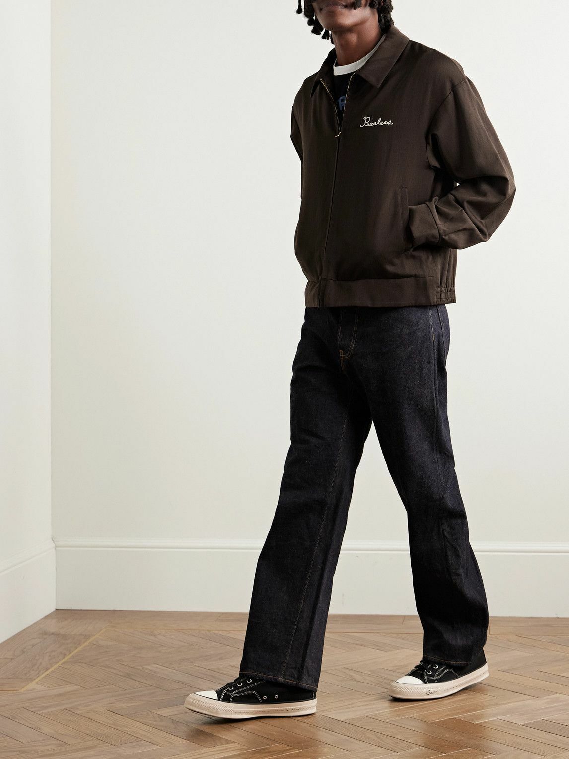 Visvim - Alcan Embroidered Wool and Linen-Blend Twill