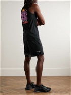 Nike Training - Essentials Slim-Fit Logo-Print Cotton-Blend Dri-FIT Tank Top - Black
