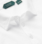 Incotex - Ice Cotton-Jersey Polo Shirt - White