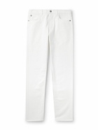 Loro Piana - Quarona Slim-Fit Straight-Leg Jeans - White