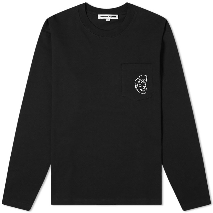 Photo: McQ Alexander McQueen Long Sleeve Face Logo Tee