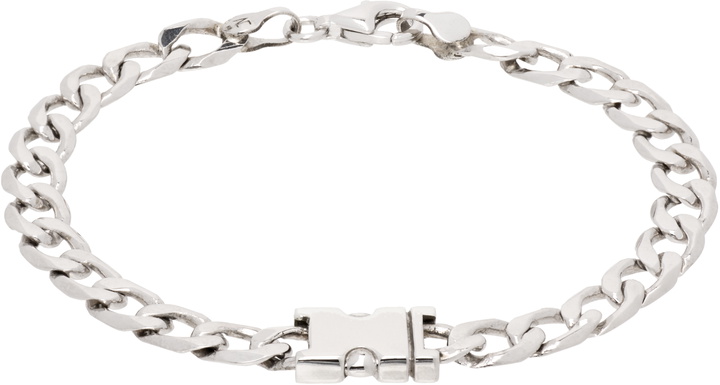 Photo: Alan Crocetti Silver Unity Curb Chain Bracelet
