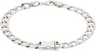 Alan Crocetti Silver Unity Curb Chain Bracelet