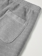 John Elliott - Straight-Leg Cotton-Blend Jacquard Sweatpants - Gray