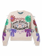 Acne Studios - Jacquard-Knit Cotton-Blend Sweater - Neutrals