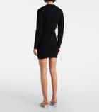 Patou Cable-knit wool and cashmere cardigan