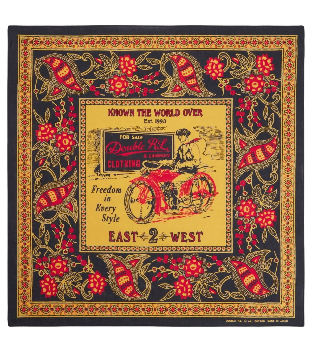 RRL AMERICANA BANDANA 大判　コットン RRL AMERICANA BANDANA 大判 コットン RRL AMERICANA BANDANA