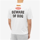 Heron Preston Men's Beware Of Dog T-Shirt in White