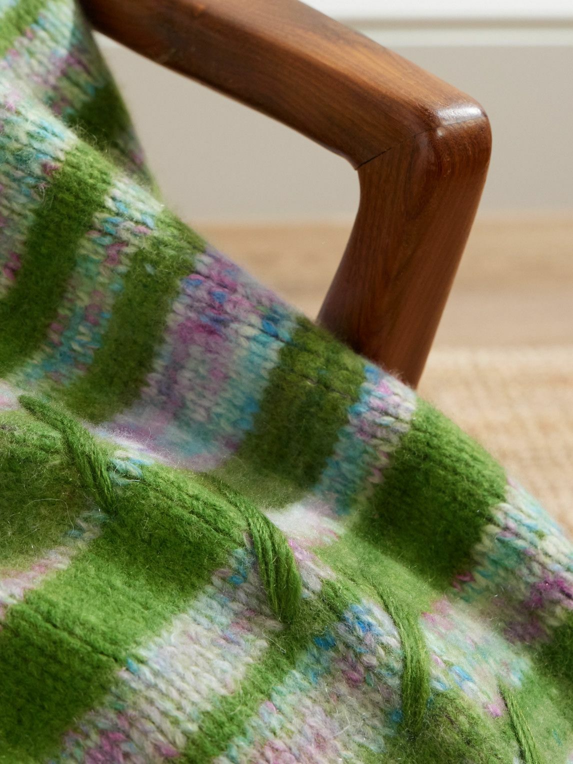 The Elder Statesman - Striped Cashmere Blanket The Elder Statesman