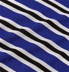 Maison Margiela - Striped Knitted Wool-Blend T-Shirt - Men - Blue