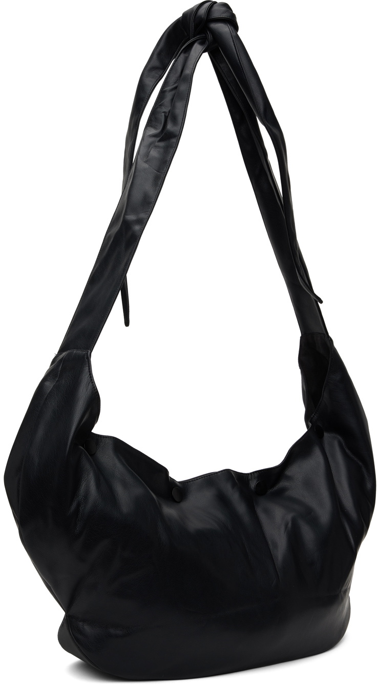 The World Is Your Oyster Black Studded Bag