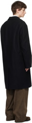 Dries Van Noten Black Notched Lapel Coat